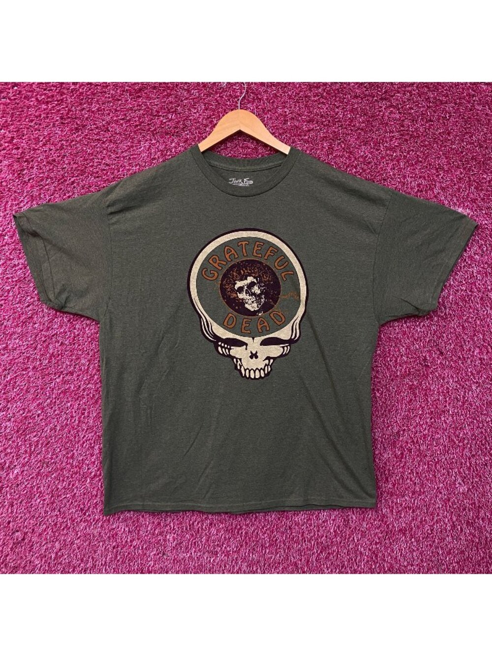 Junk Food Clothing Grateful Dead  Space Your Face Rock Band T-Shirt Large